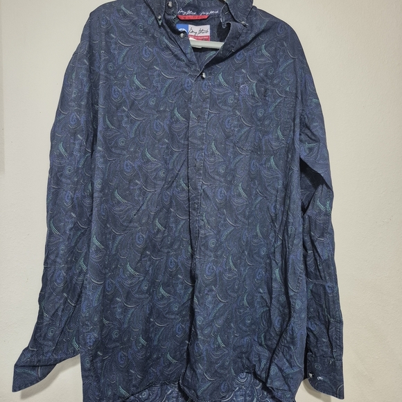 Wrangler Blue Lightweight Paisley - Picture 1 of 4
